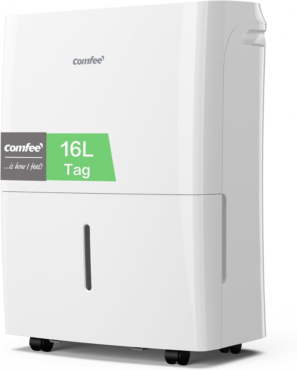 Comfee Luftentfeuchter 16L,Raumgröße ca. 80m³(32m²),Smart modu,Timer 24H,Wassertank 3L,APP-fähig, Weiß, MDDF-16DEN7-WF