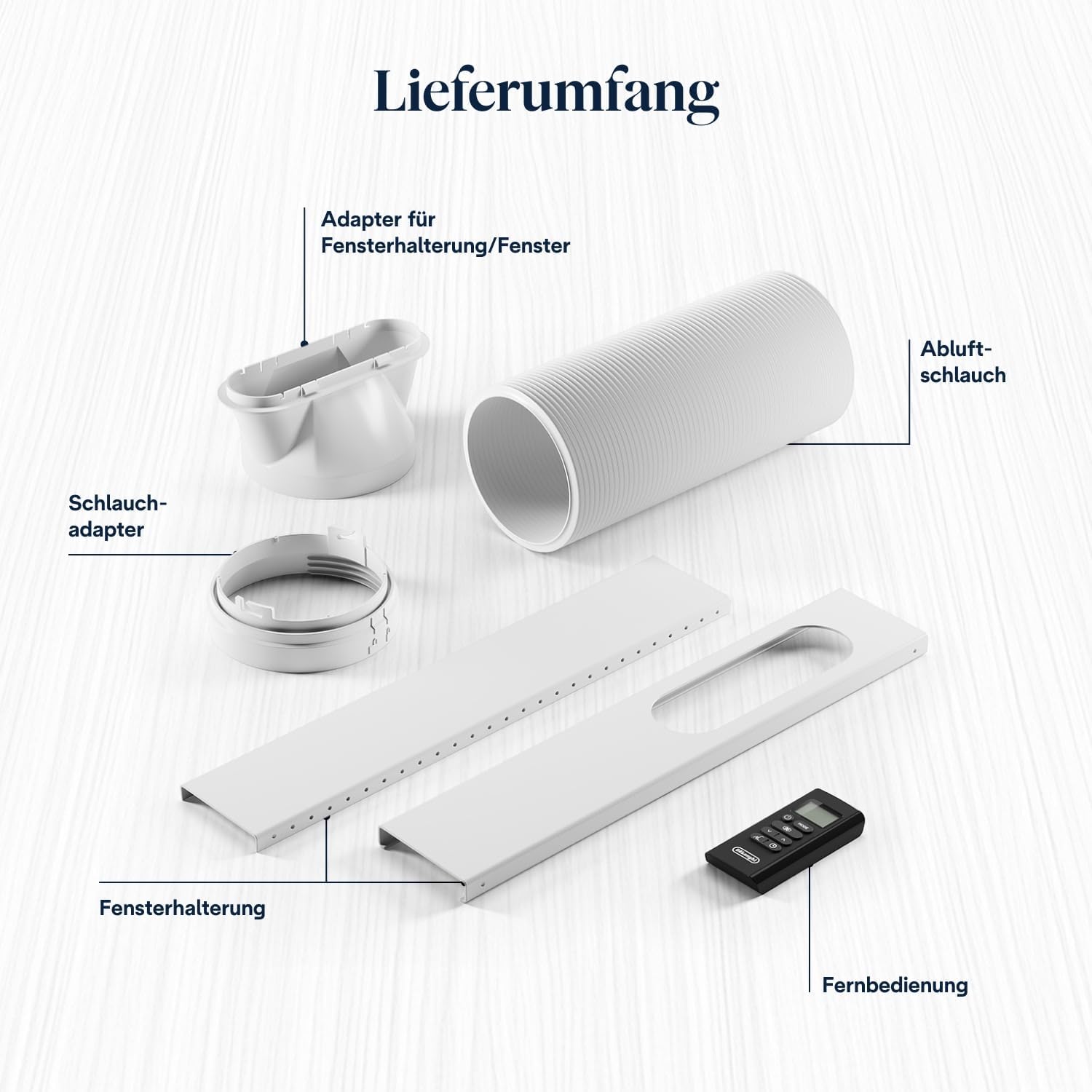 De'Longhi Pinguino - 3-in-1 Mobiles Klimagerät, für Räume bis 27 m², mit Luftentfeuchter & Ventilator, 9400 BTU, Leiser Betrieb, Fernbedienung, 24h-Timer, Energieeffizienzklasse A (PACEM82)