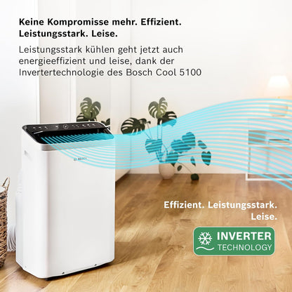 Bosch Cool 5100 Mobiles Klimagerät, Mit Invertertechnologie