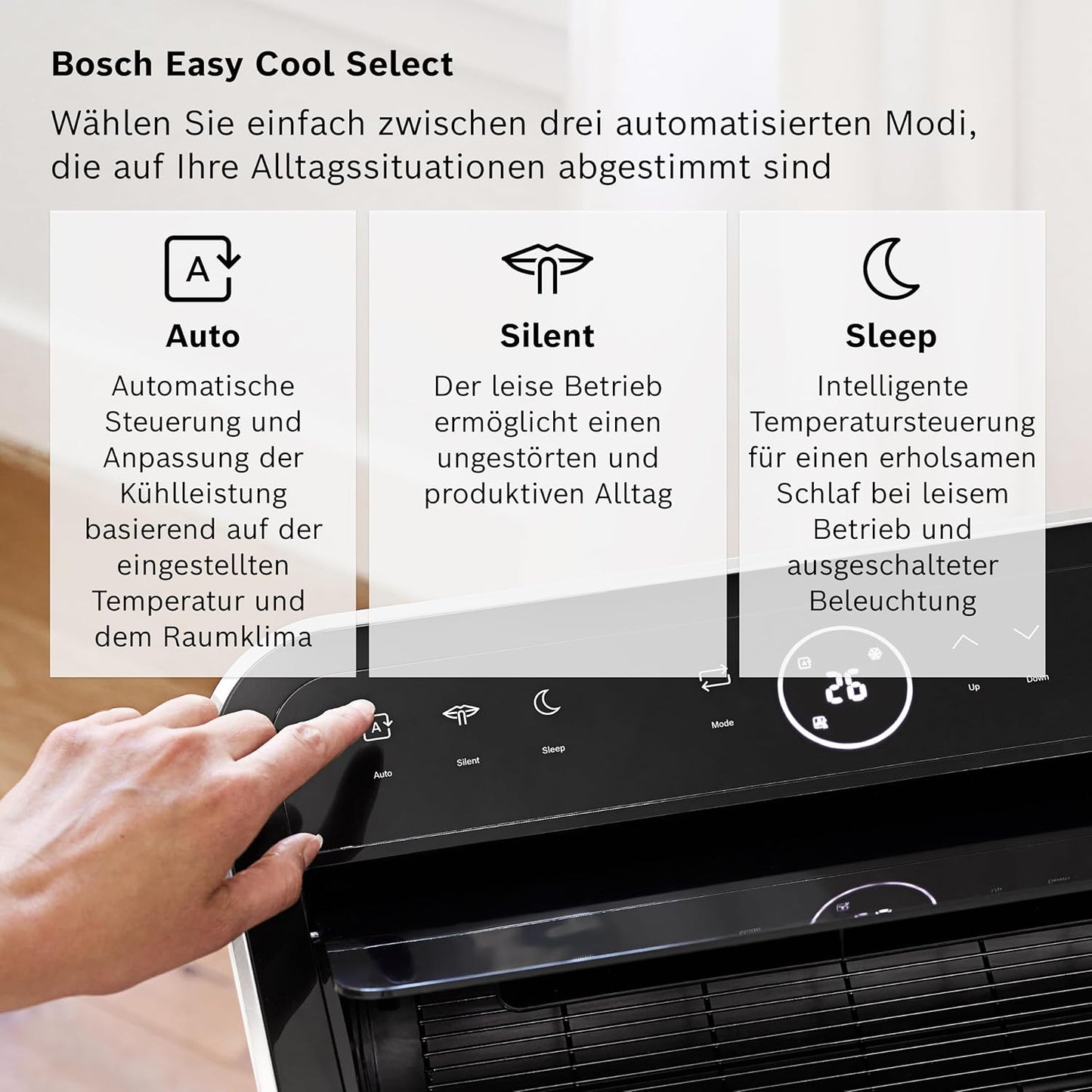 Bosch Cool 5100 Mobiles Klimagerät, Mit Invertertechnologie